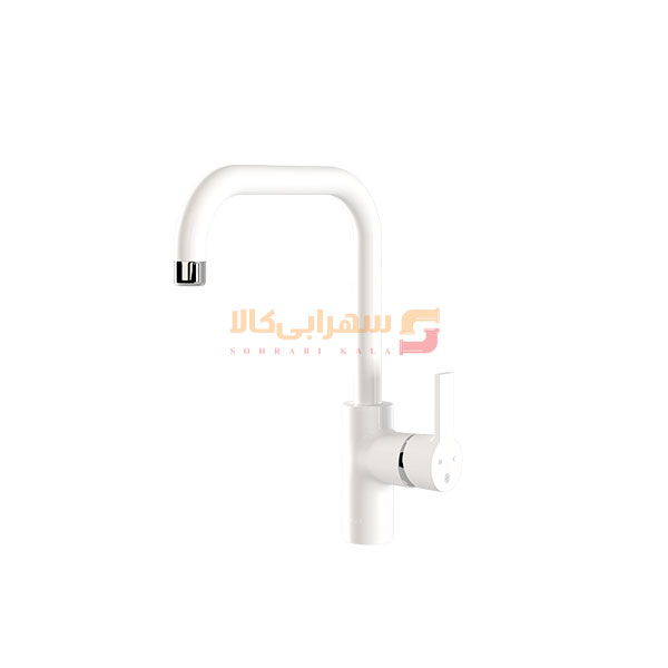 شیر-آشپزخانه-کسری-مدل-امگا-سفید شیر آشپزخانه کسری مدل امگا سفید - Image 1