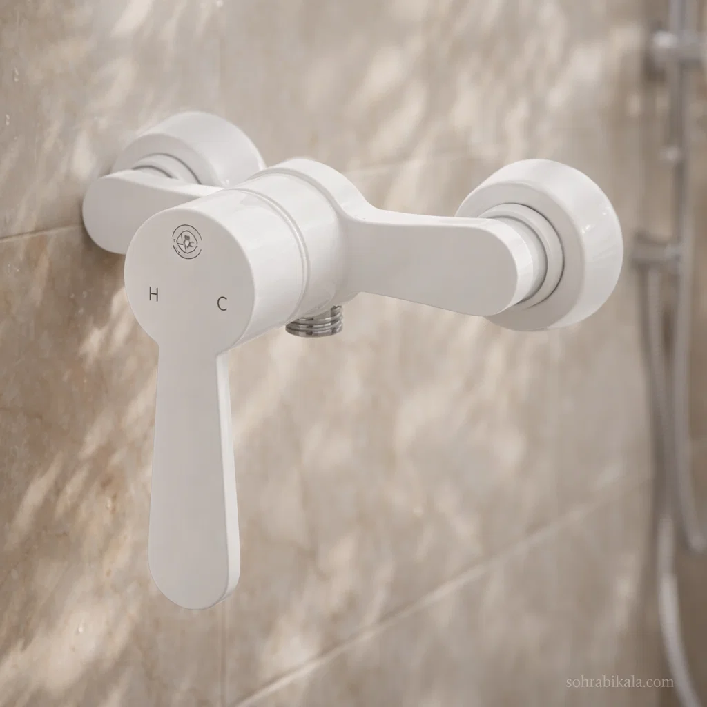 شیر توالت کسری ادموند سفید