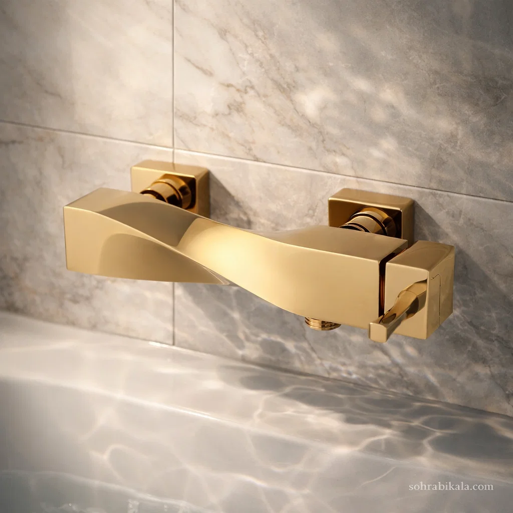 شیر توالت کسری فیلادلفیا طلایی