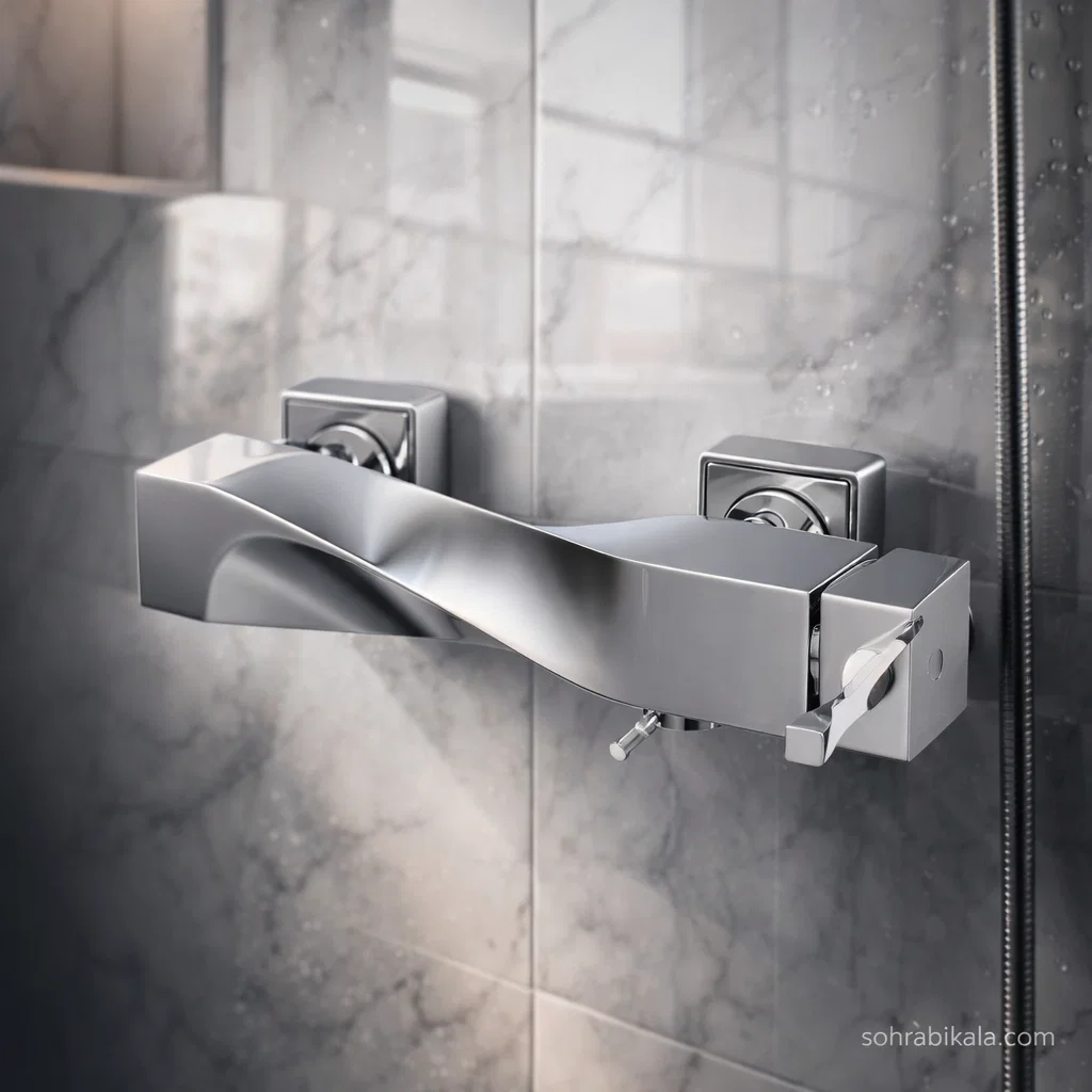 شیر توالت کسری فیلادلفیا کروم