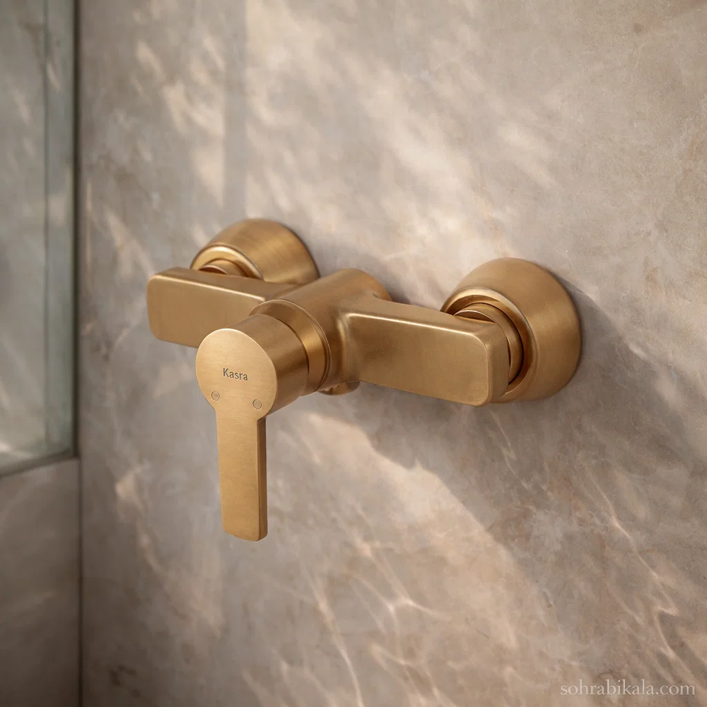 شیر توالت کسری مدل امگا طلا مات