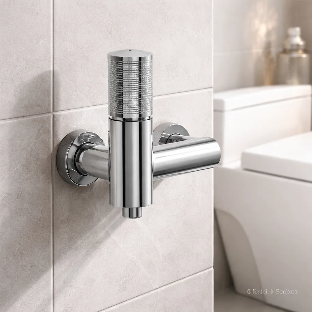 شیر توالت کسری مدل کراون کروم