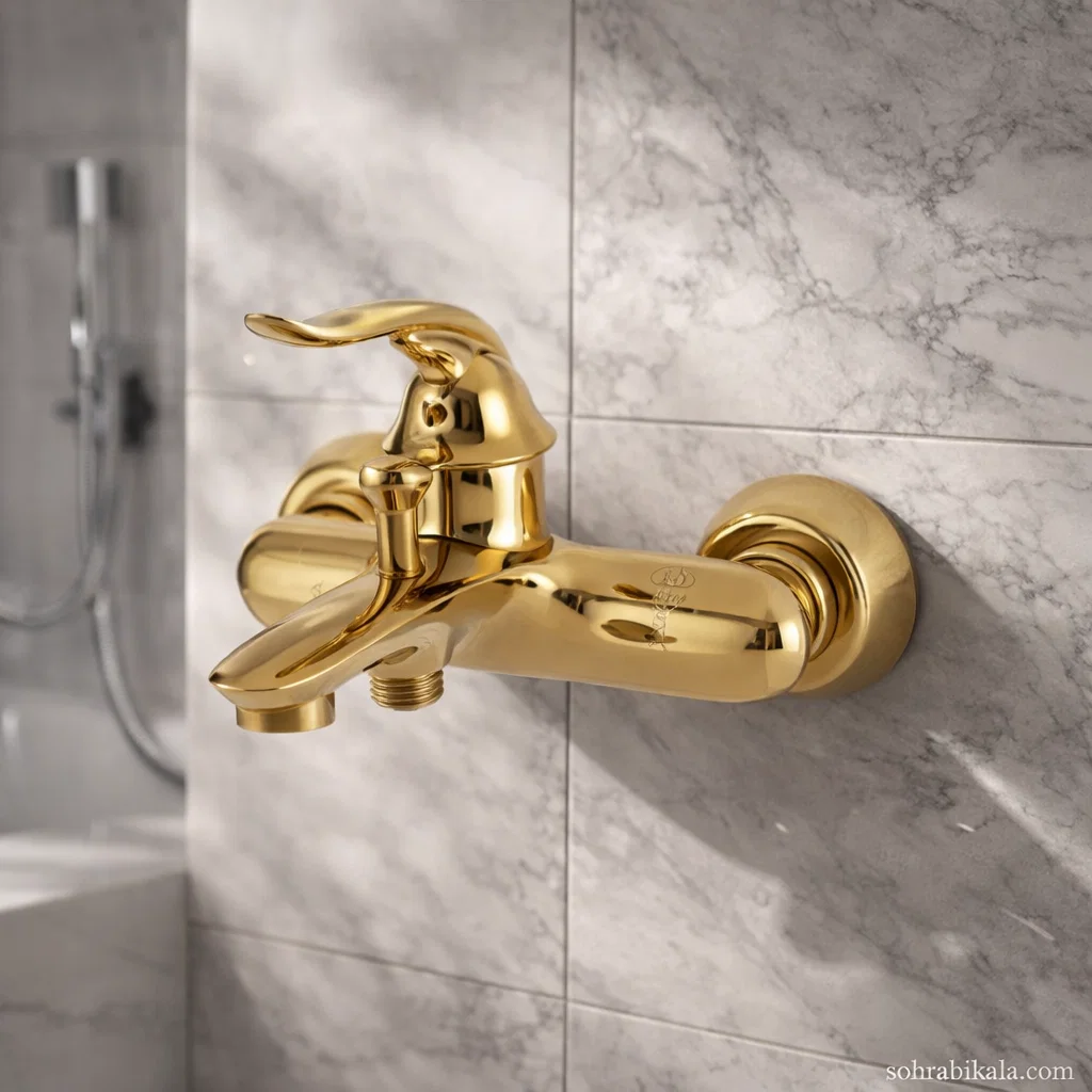 شیر حمام کسری رایان طلایی