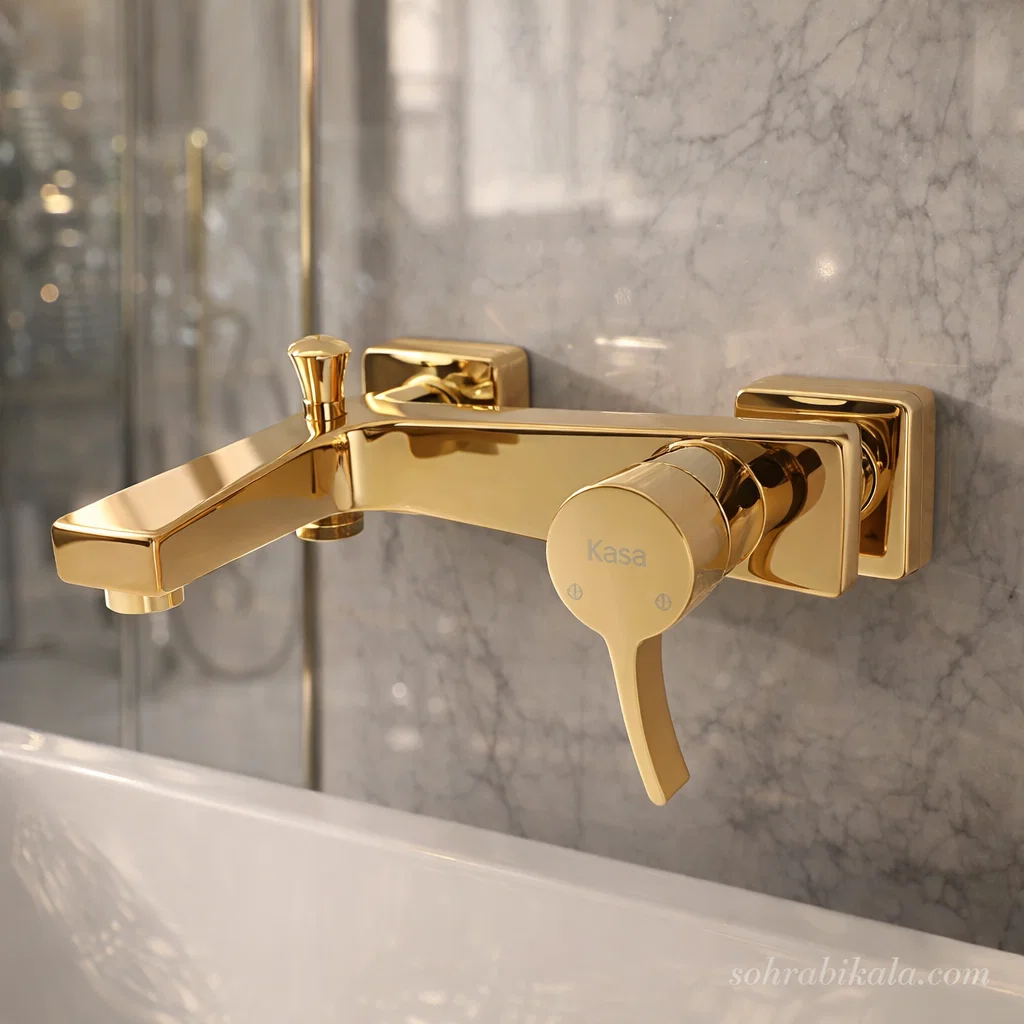 شیر حمام کسری فیورنزو طلایی