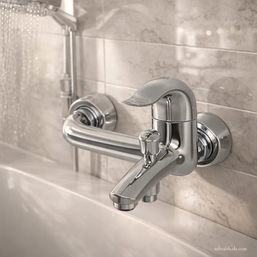 شیر حمام کسری کاسپین کروم