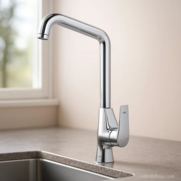 شیر-آشپزخانه-کسری-مدل-الیزابت-کروم