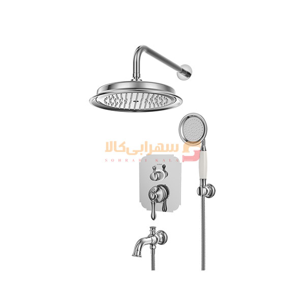 شیرآلات-توکار-کسری-مدل-ناپل-حمام-تیپ-4-کروم